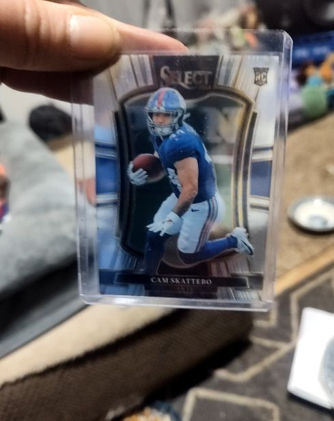 2025 Panini Select Premier Level #195 Cam Skattebo Rookie — front