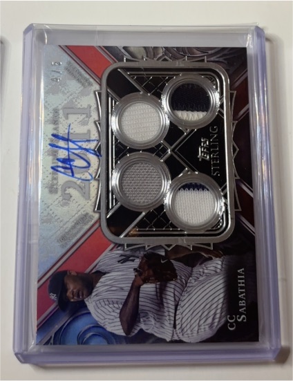2021 Topps Sterling #STAR-CC CC Sabathia — front