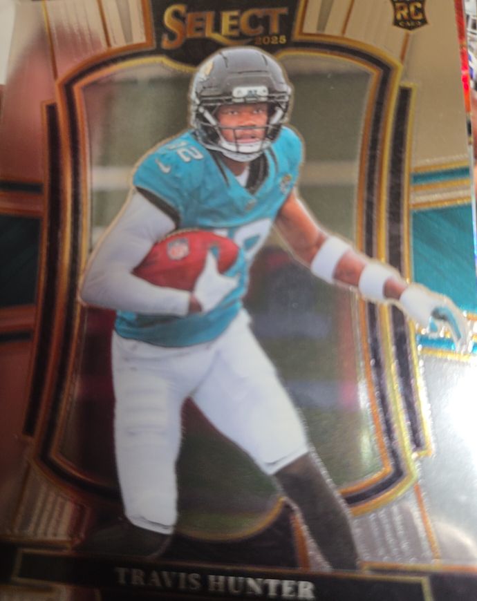 2025 Panini Select #128 Travis Hunter Premier Level — front