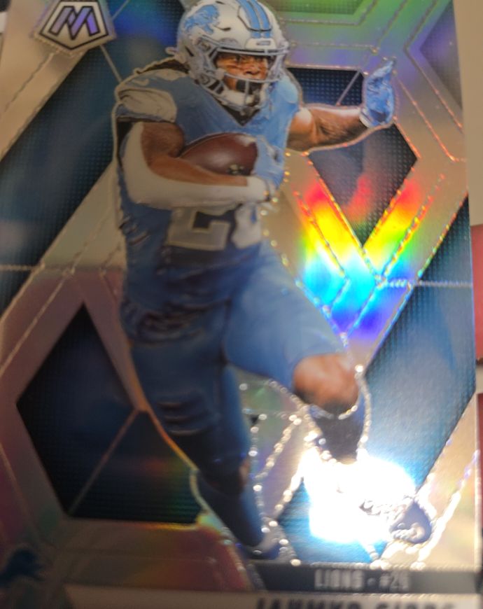 2025 Panini Mosaic #103 Jahmyr Gibbs — front