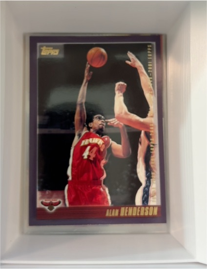 2000-01 Topps #163 Alan Henderson — front