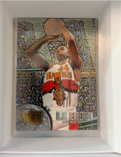 1995-96 Fleer Metal #123 Alan Henderson Rookie — front