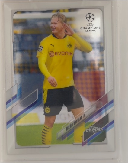 2020-21 Topps Chrome UEFA Champions League #49 Erling Haaland — front