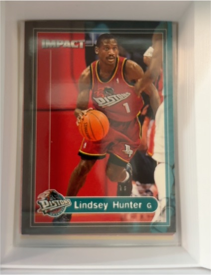 1999-00 SkyBox Impact #168 Lindsey Hunter — front