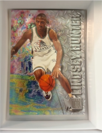 1996-97 Fleer Metal #169 Lindsey Hunter — front