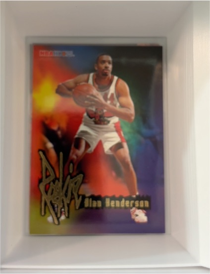 1995 NBA Hoops #251 Alan Henderson — front