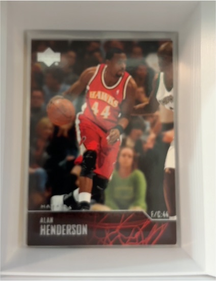 2003 Upper Deck Exclusives #44 Alan Henderson — front
