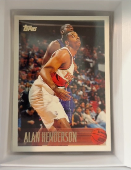 1996-97 Topps #86 Alan Henderson — front