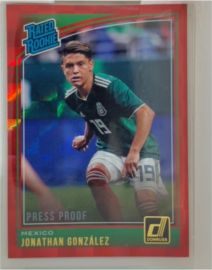 2018-19 Donruss #194 Jonathan González — front