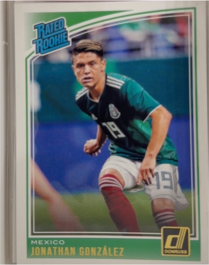 2018 Donruss Rated Rookie #194 Jonathan González — front