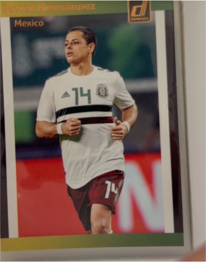 2018-19 Panini Donruss Soccer Tribute #DT-16 Javier Hernandez — front