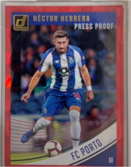 2018-19 Panini Donruss #77 Héctor Herrera Press Proof Red — front
