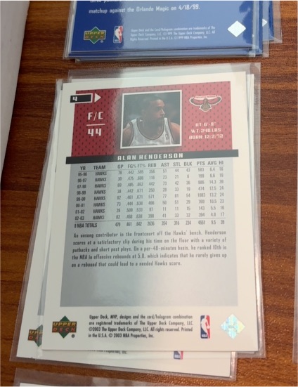 1994 Upper Deck #4 Alan Henderson — front