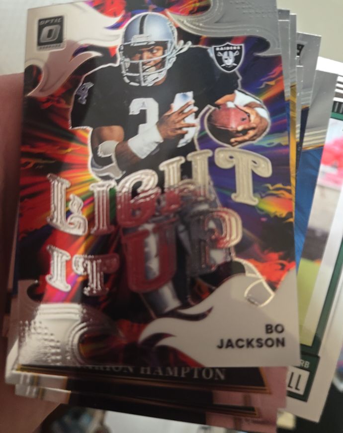 2025 Panini Donruss Optic #19 Bo Jackson Light It Up — front