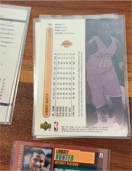 1996-97 Upper Deck #299 Lindsey Hunter — front