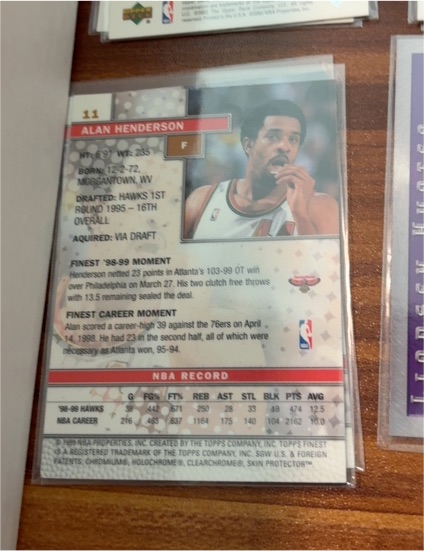 1993-94 Upper Deck #11 Alan Henderson — front
