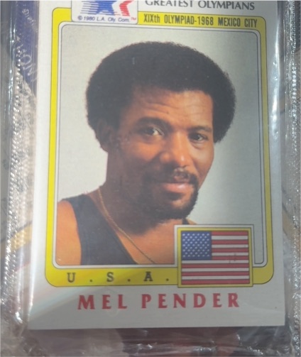1983 Topps Greatest Olympians #65 Mel Pender — front
