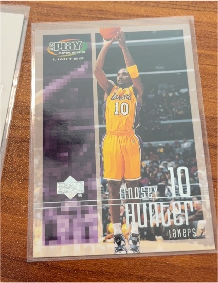2001-02 Upper Deck Playmakers Limited #43 Lindsey Hunter — front