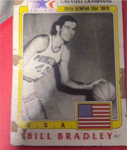1983 Topps Greatest Olympians #9 Bill Bradley — front