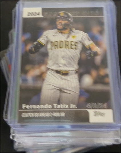 2025 Topps Series 1 2024 Greatest Hits #GH-9 Fernando Tatís Jr. — front