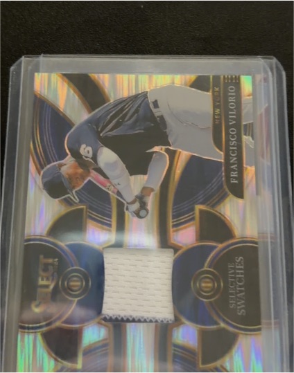 2024 Panini Select #SS-FV Francisco Vilorio Selective Swatches Flash Prizm — front