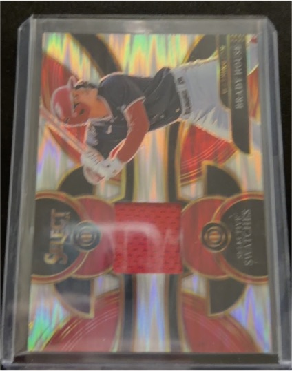 2024 Panini Select #SS-BH Brady House Selective Swatches Flash Prizm — front