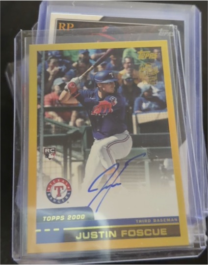 2024 Topps Archives 2000 Fan Favorites Autographs #00FF-JF Justin Foscue — front