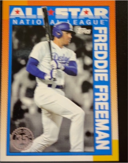 2025 Topps Series 2 1990 35th Anniversary All-Star #90AS-21 Freddie Freeman — front