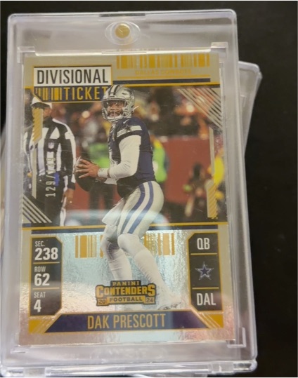 2024 Panini Contenders #25 Dak Prescott Divisional Ticket — front