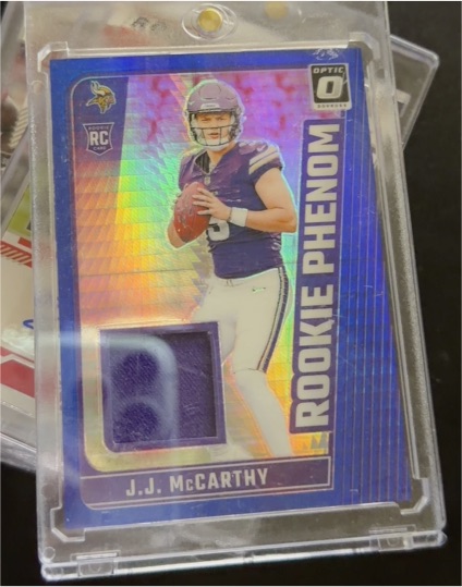2024 Panini Donruss Optic Rookie Phenom #RPB-JMY J.J. McCarthy — front