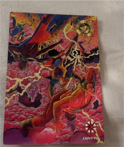 1993 Upper Deck The Valiant Era #44 Harbinger February No. 0 — front