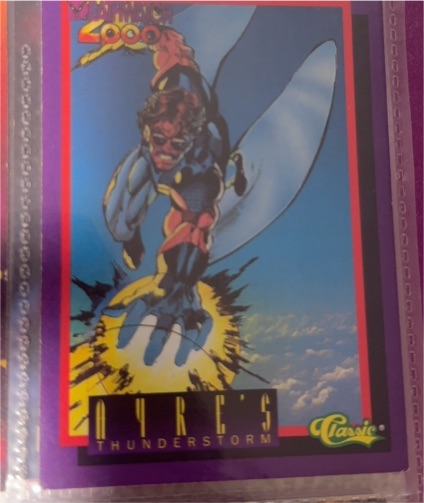 1993 Classic Games Deathwatch 2000 #83 Ayre's Thunderstorm — front