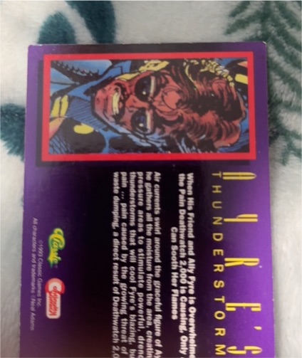 1993 Classic Deathwatch 2000 #83 Ayre's Thunderstorm — front