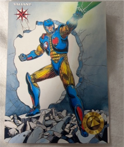 1993 Upper Deck The Valiant Era #70 X-O Manowar December #11 — front