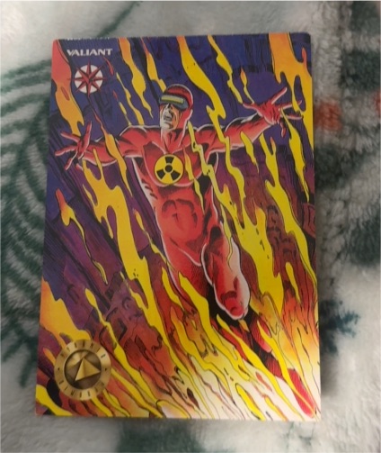 1993 Upper Deck The Valiant Era #41 Solar Man of the Atom 18 — front