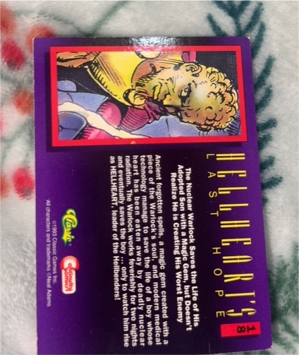 1993 Deathwatch 2000 #18 Hellheart's Last Hope — front