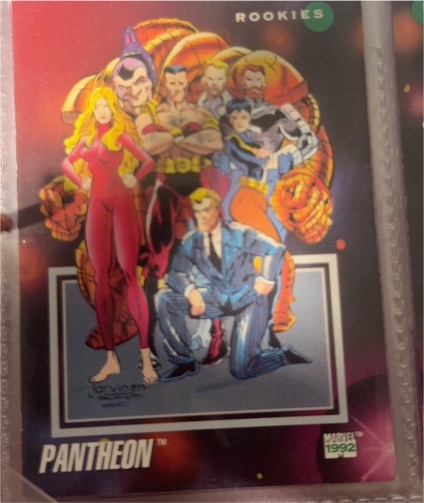 1992 Impel Marvel Universe Series 3 #141 Pantheon — front