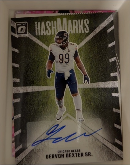 2024 Panini Donruss Optic #HM-GDS Gervon Dexter Sr. Hash Marks Auto — front