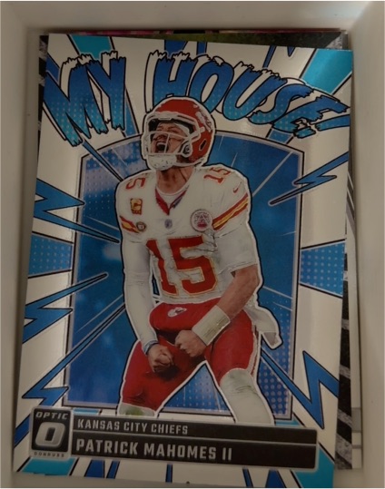 2024 Panini Donruss Optic #1 Patrick Mahomes II My House Insert — front