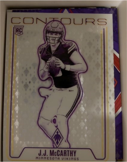 2024 Panini Phoenix #CON-JMY J.J. McCarthy Contours — front