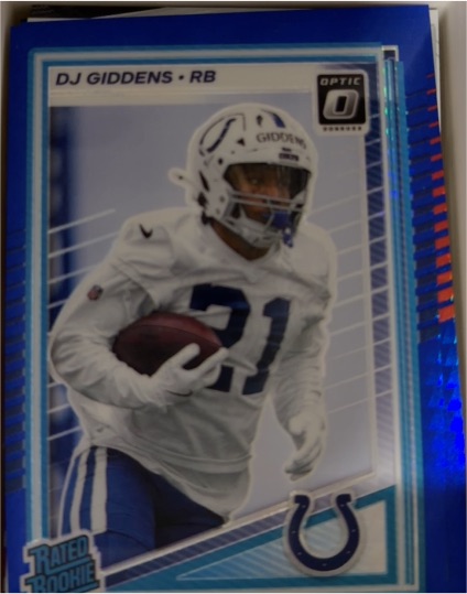2025 Panini Donruss Optic #258 DJ Giddens Rated Rookie — front