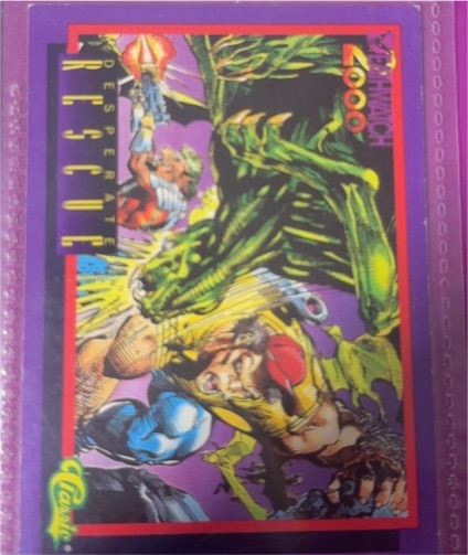 1993 Classic Games Deathwatch 2000 Promo Card #PR1 Desperate Rescue — front