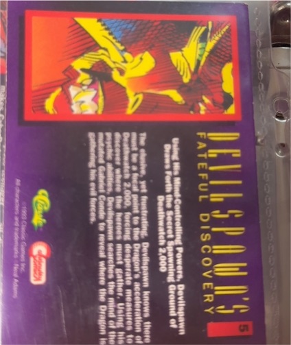 1993 Classic Deathwatch 2000 #5 Devilspawn's Fateful Discovery — front