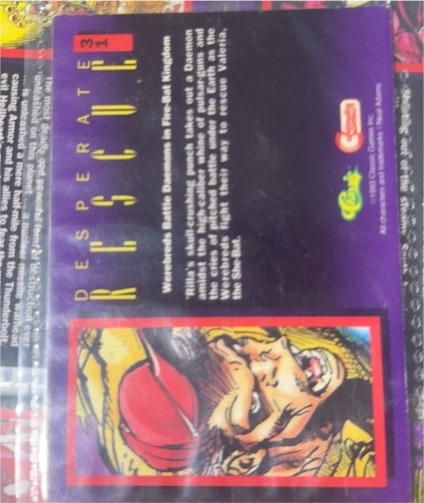 1993 Classic Deathwatch 2000 #PR1 Desperate Rescue — front