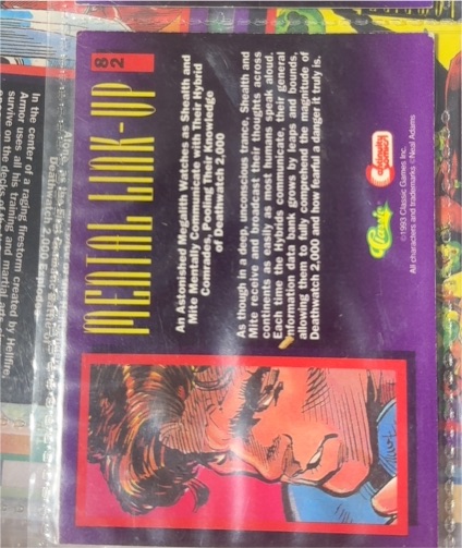 1993 Classic Deathwatch 2000 #82 Mental Link-Up — front