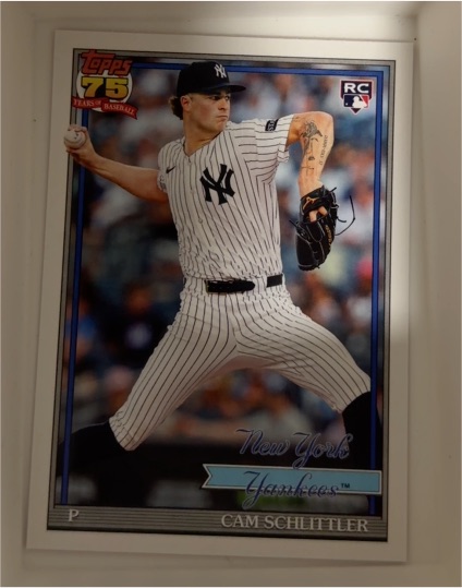 2026 Topps 75 Years #T91-86 Cam Schlittler — front