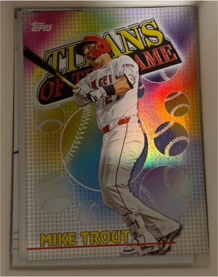 2026 Topps Series 1 #TOG-2 Mike Trout Titans of the Game — front