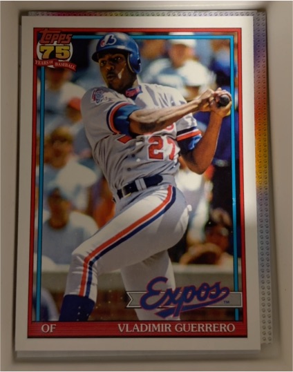 2026 Topps Series 1 #T91-93 Vladimir Guerrero Montreal Expos — front