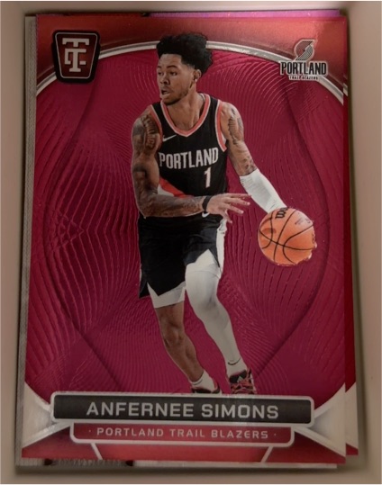 2024-25 Panini Totally Certified #95 Anfernee Simons — front