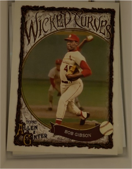 2025 Topps Allen & Ginter #WC-23 Bob Gibson Wicked Curves — front